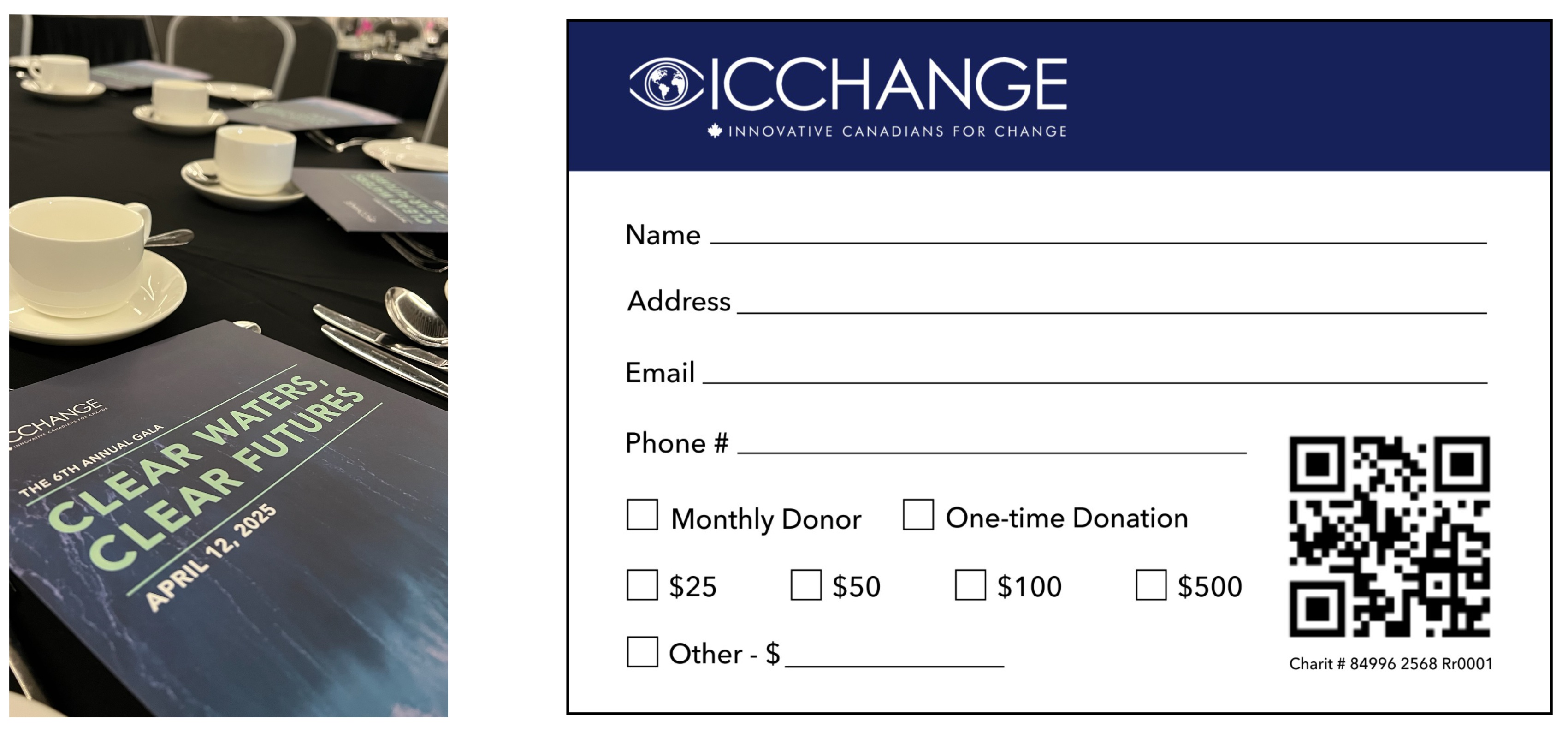 ICChange Spnsorship Card